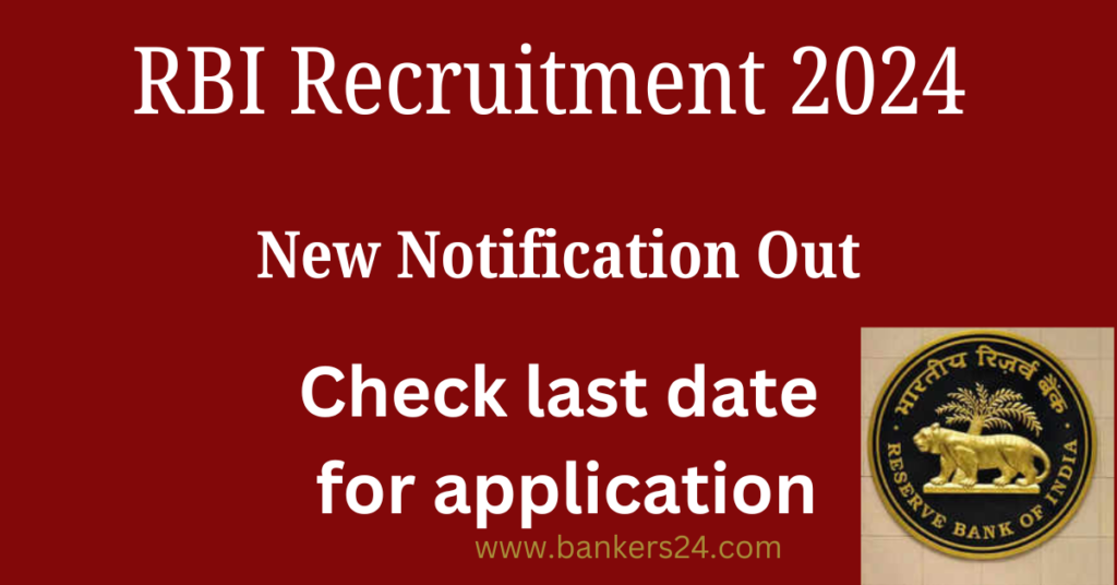 RBi Recruitment New Notification 2024