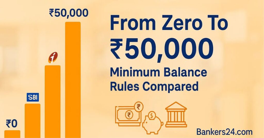 Minimum Balance Rules From Zero To Rs 50000 2 Minimum Balance Rules From Zero To Rs 50000